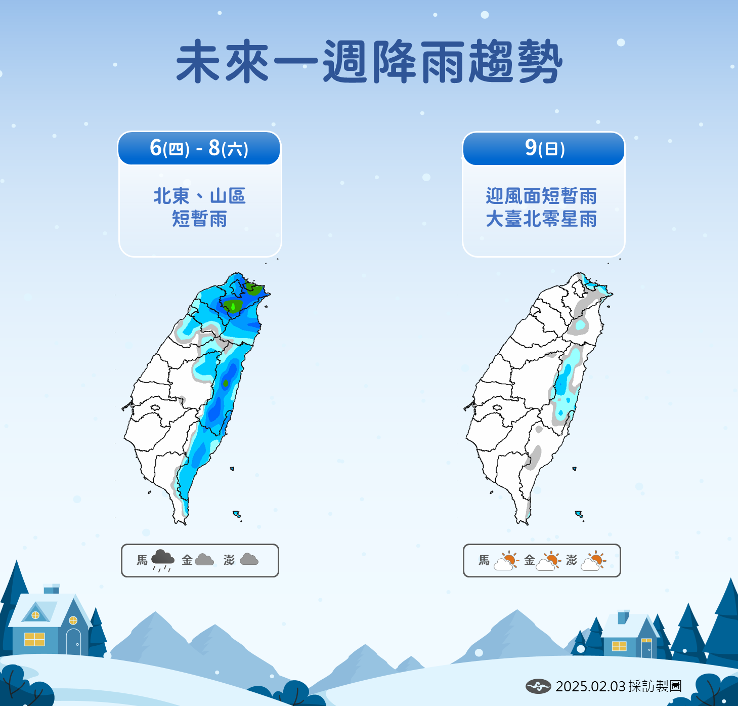 ▲▼天氣趨勢。（圖／氣象署提供）