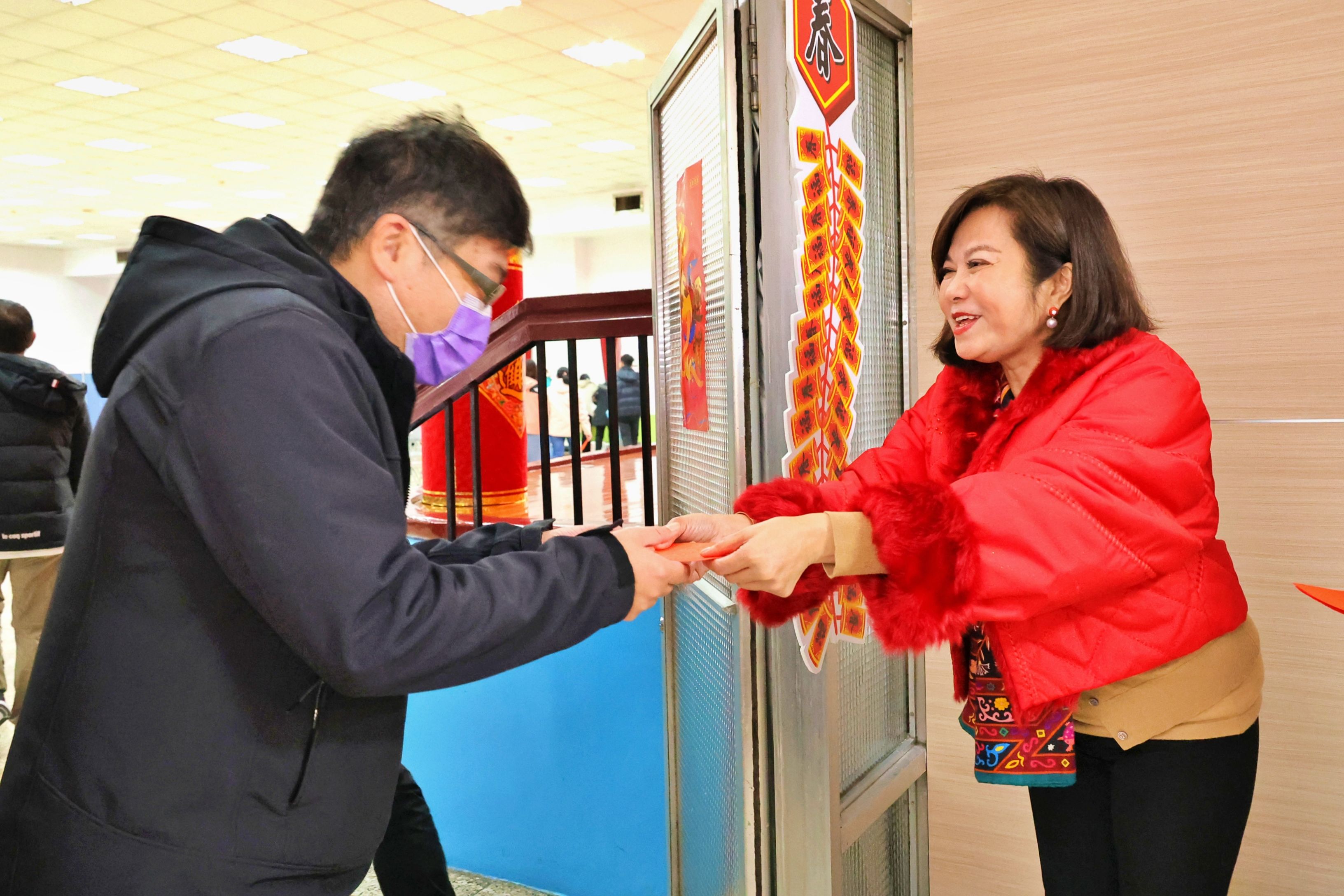 ▲基隆市府開工日新春團拜。（圖／記者郭世賢翻攝）