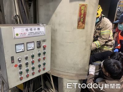 快訊／台南工廠員工手腕卡機具變形　消防人員搶救送醫