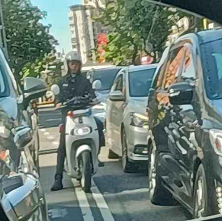 ▲▼吳靜怡曬出遭員警跟監證據。（圖／翻攝自Facebook／Grace Woo ）