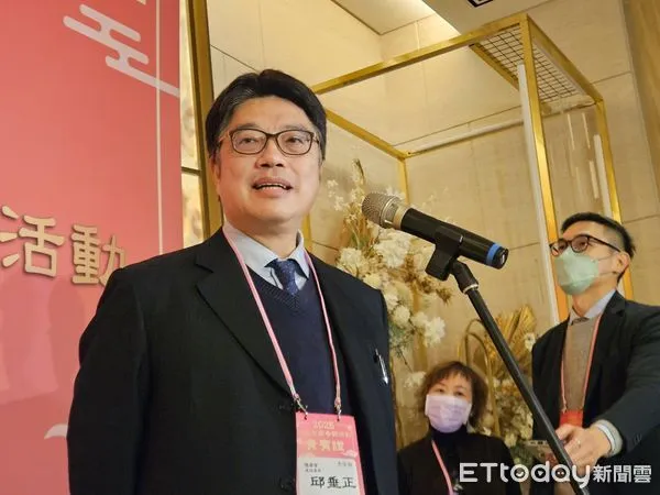 ▲▼陸委會主委邱垂正3日出席海基會大陸台商春節活動。（圖／記者陳冠宇攝）