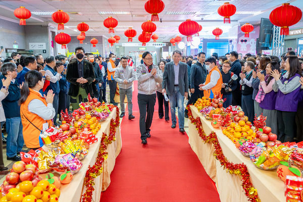 ▲桃園市政府新春團拜