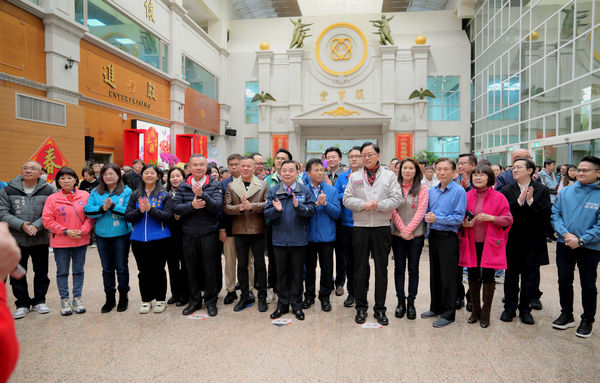 ▲桃園市議會新春團拜