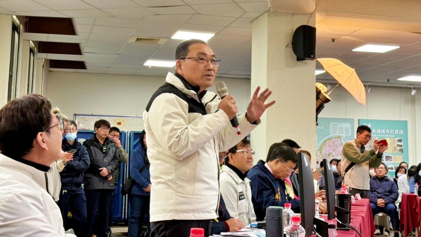 ▲新北行動治理板橋起跑 侯友宜宣示基礎建設加倍。（圖／新北市民政局提供）