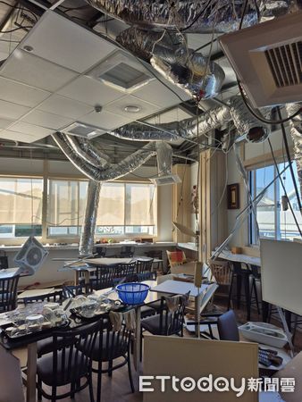 ▲台南玉井知名的「黃金蕎麥探索館」在1月21日強震中受到嚴重損害，在創辦人林家寶的堅持與團隊的努力下，於春節期間恢復營業，市長黃偉哲特別前往探訪關心。（圖／記者林東良翻攝，下同）