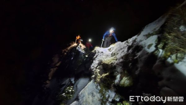 ▲▼女山友攀馬博拉斯橫斷墜谷失蹤             。（圖／南投縣消防局提供）