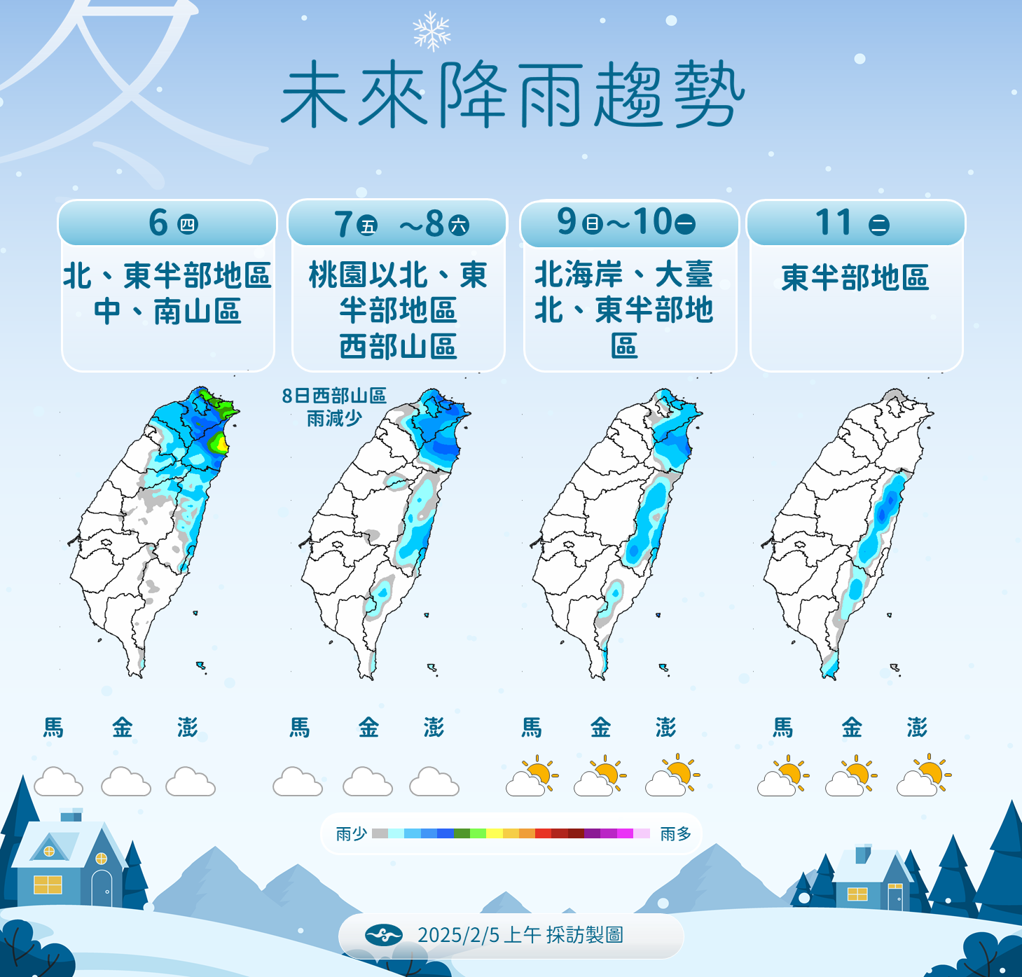 ▲▼天氣趨勢。（圖／氣象署提供）