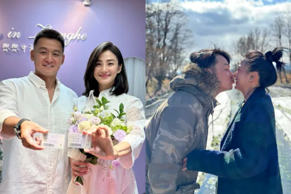 外送用▲▼46歲洪小鈴公開孕肚照：瞬間變好大。（圖／翻攝自Facebook／洪小鈴）