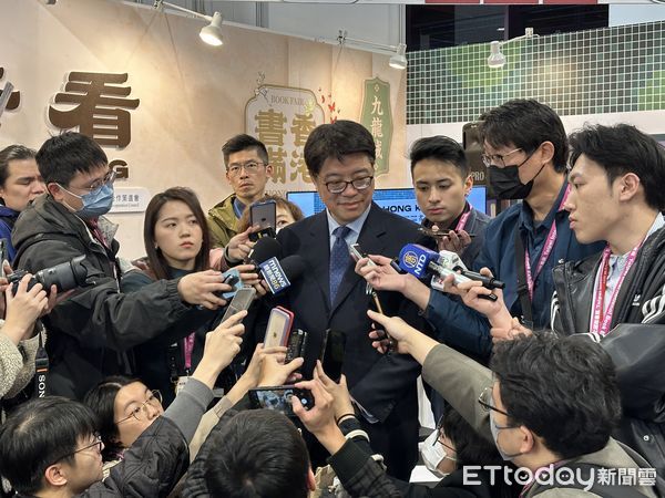 ▲▼陸委會主委邱垂正出席台北國際書展。（圖／記者蔡紹堅攝）