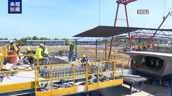 ▲▼中泰高鐵一期工程。（圖／翻攝自央視新聞）