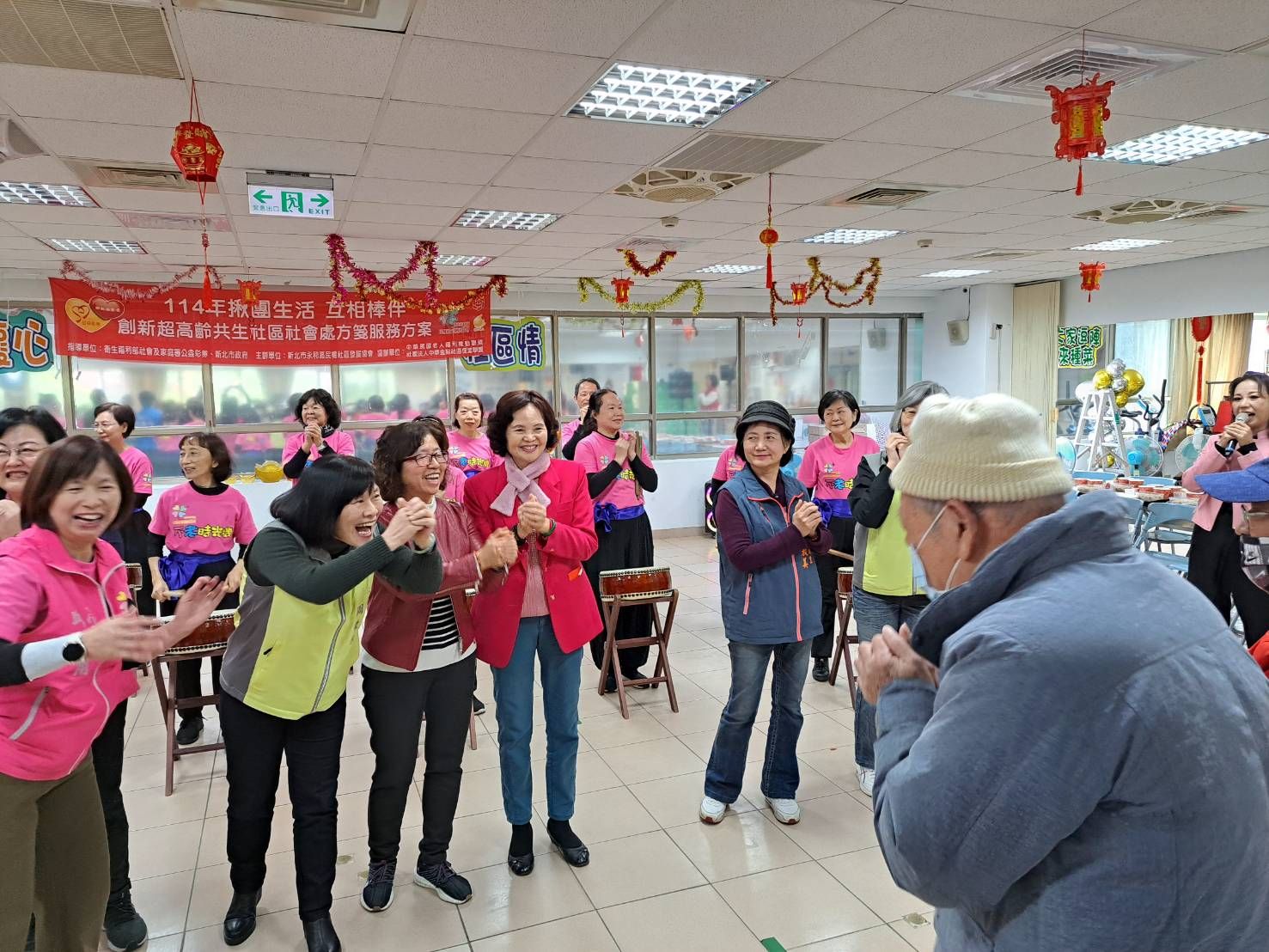 ▲新北永和民權社區關懷據點 打造時尚長者共生新樂園。（圖／新北市社會局提供）