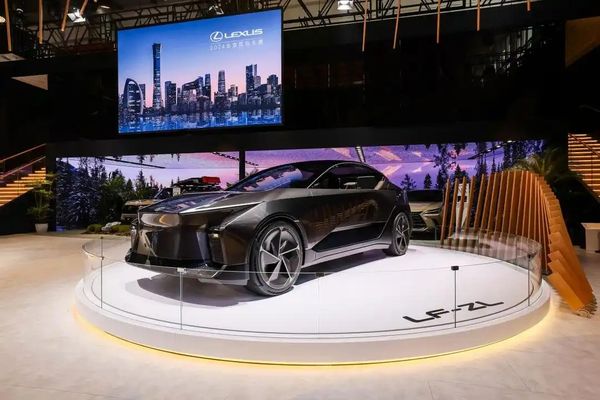 ▲▼北京車展的LEXUS攤位。（圖／翻攝自中國質量新聞網）