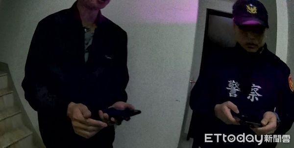 ▲內埔警分局警員李智鈞、張鎧巖成功阻止郭男再被騙          。（圖／記者陳崑福翻攝）