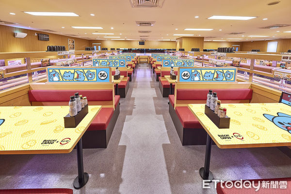 ▲▼ 「壽司郎X貓貓蟲咖波」攜手展開為期28天的聯名活動。（圖／壽司郎提供）