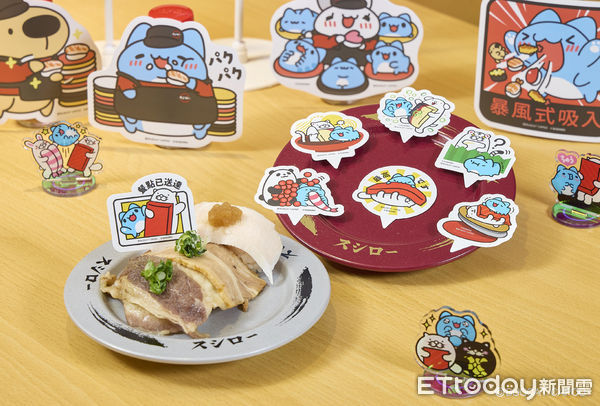 ▲▼ 「壽司郎X貓貓蟲咖波」攜手展開為期28天的聯名活動。（圖／壽司郎提供）