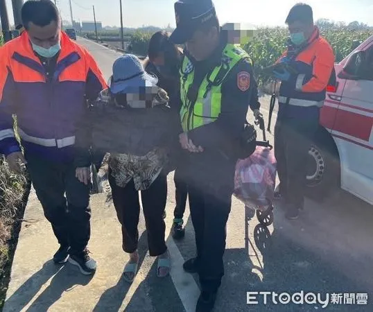 ▲▼   嘉義朴子警方協尋迷途老婦  。（圖／朴子分局提供）