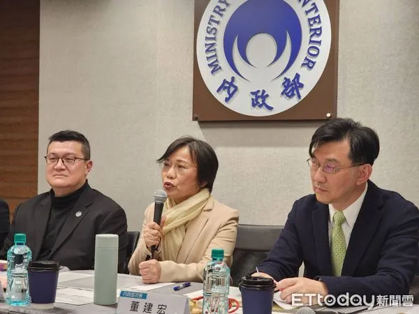 ▲▼內政部長劉世芳出席記者會。（圖／記者陳家祥攝）