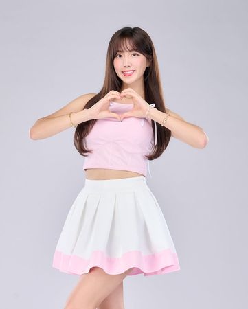 ▲安芝儇因甜美外型擁有「最強外掛」封號。（圖／翻攝自Instagram／wlgus2qh）