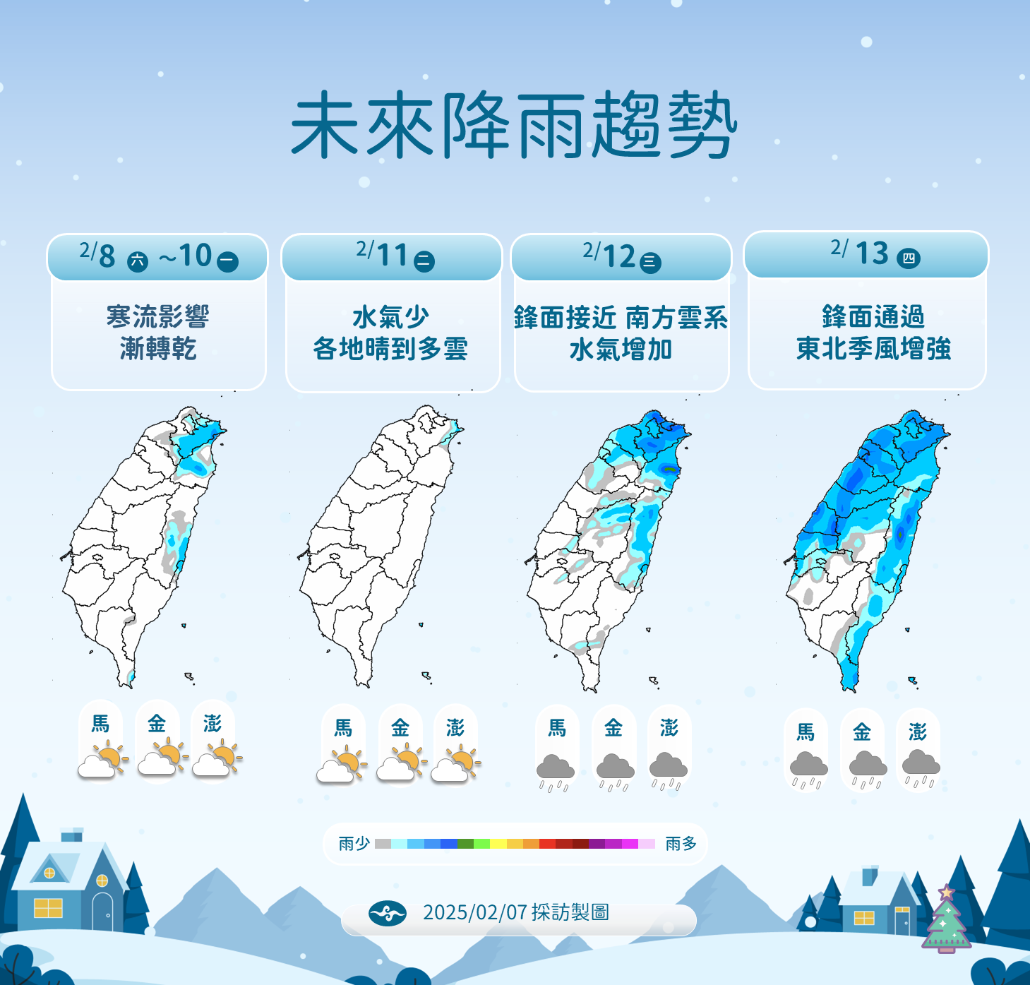 ▲▼天氣趨勢。（圖／氣象署提供）