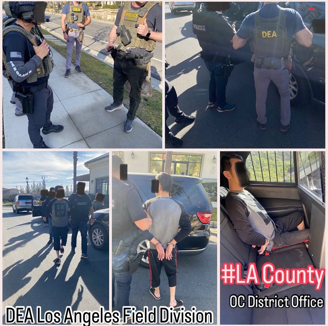 ▲▼             台灣酒駕性侵通緝犯在美國被逮捕。（圖／X@DEALOSANGELES）