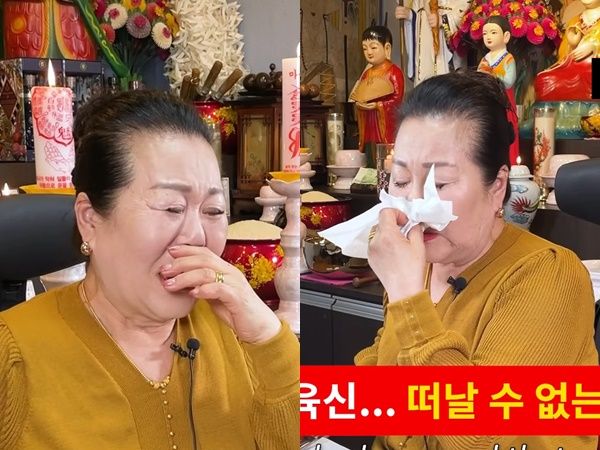 ▲▼韓命理師自稱「大S附身」哭喊想活下去　韓國網友都看不下去。（圖／翻攝운플러스YouTube）