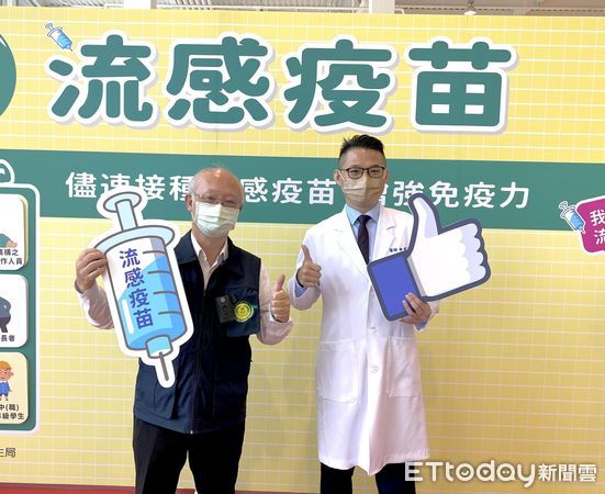▲小兒科醫師柳雱邁(右)。（圖／記者許宥孺翻攝）