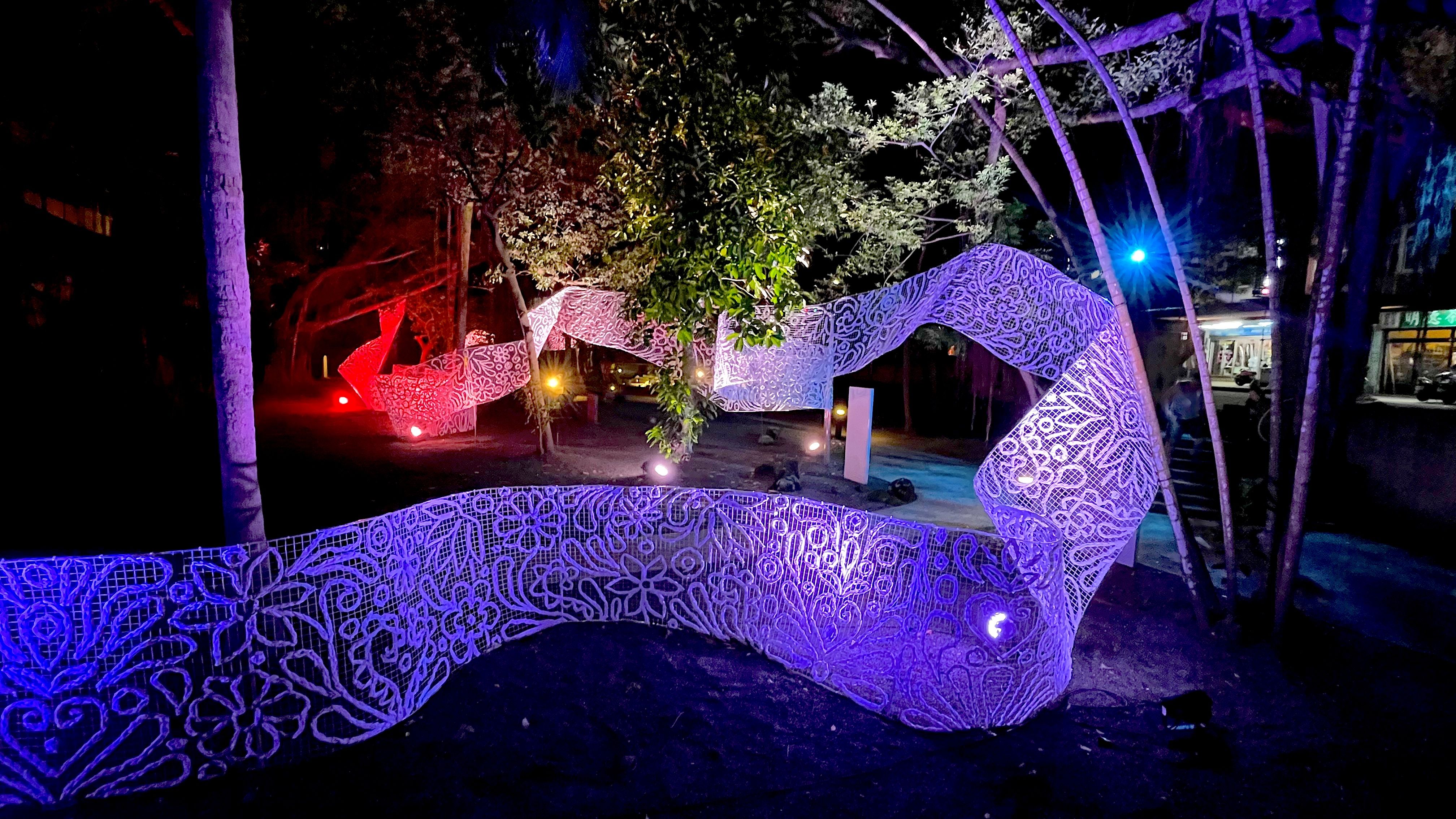 ▲清法戰爭展覽獲國際大獎 光影藝術重現歷史場景。（圖／基隆市文觀局提供）