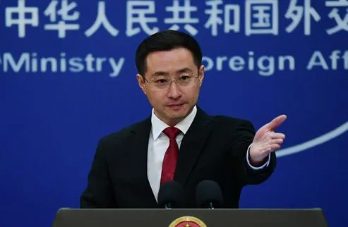 ▲中國外交部發言人林劍。（圖／翻攝中國外交部）