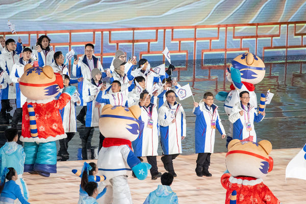 ▲▼哈爾濱亞冬運開幕，中華代表團第27順位進場     。（圖／中華奧會提供）