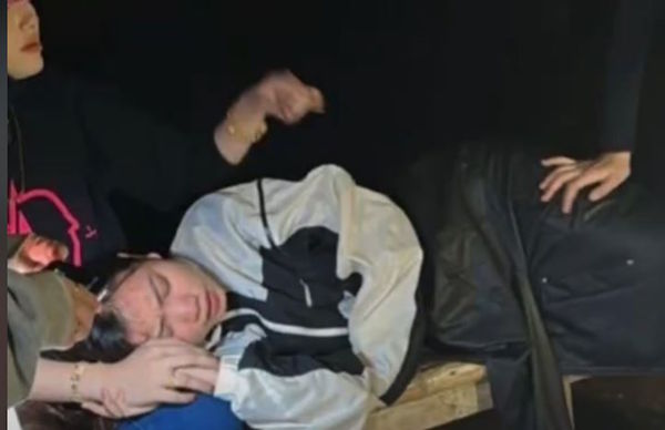 ▲▼艾瑪（Ammar Nzahan）被找到時的模樣。（圖／翻攝自TikTok）