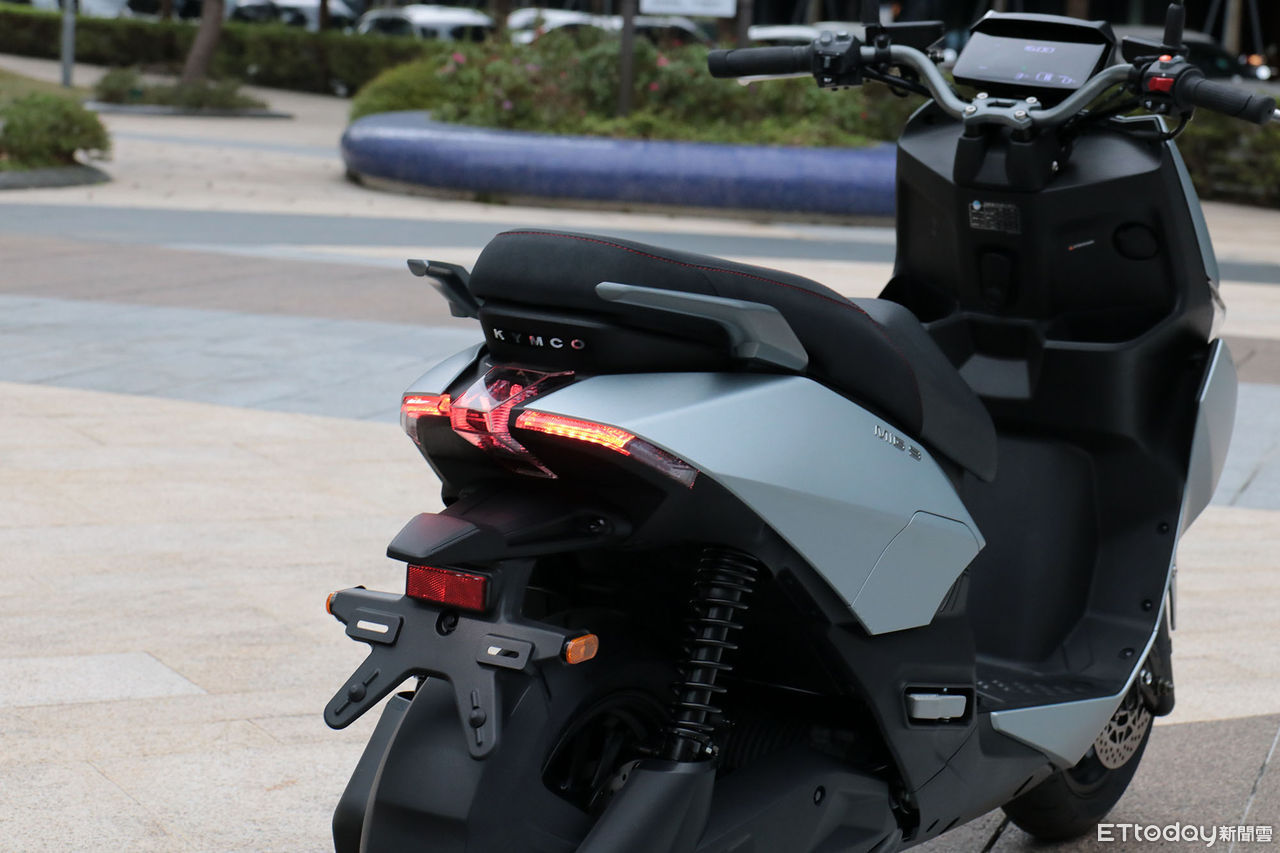 ▲光陽「全新旗艦電動機車」上半年亮相！柯勝峯：換電服務已轉虧為盈。（圖／記者張慶輝攝）
