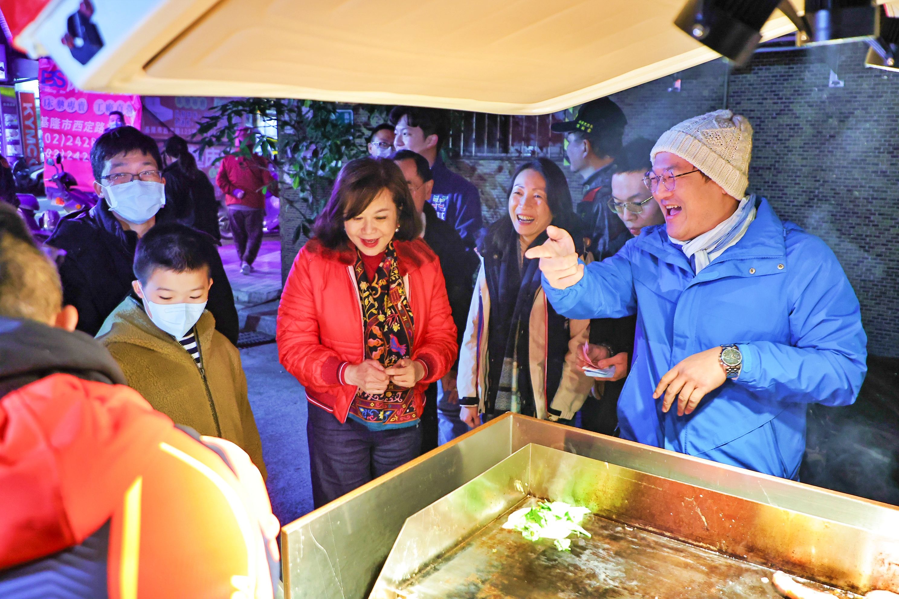 ▲基隆后天宮元宵晚會熱鬧登場。（圖／記者郭世賢翻攝）