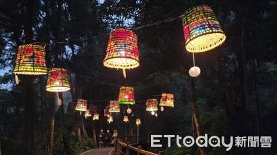 2025埔里森林逐燈祭點燈　「金蛇百倍」燈區迎新年氣勢磅礡