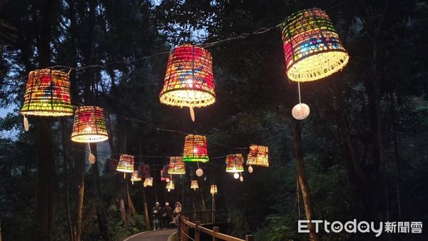 ▲「2025埔里森林逐燈祭」今晚正式開幕點燈。（圖／埔里鎮公所提供）
