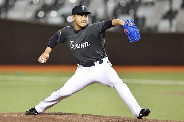 ▲2025年經典賽資格賽中華隊投手林盛恩。（圖／中華職棒提供）
