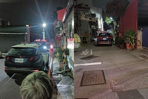 ▲▼台南1名男子持刀攻擊員警，警方對空鳴槍壓制將其逮捕             。（圖／翻攝自臉書／台南大小事）