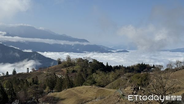 ▲清境農場出現雲海大景。（圖／清境農場提供）