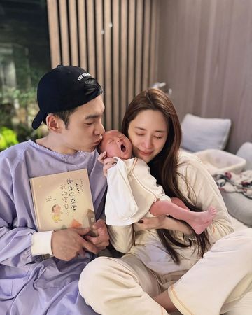 ▲歐陽妮妮、張書豪。（圖／翻攝自Instagram／niniouyang）