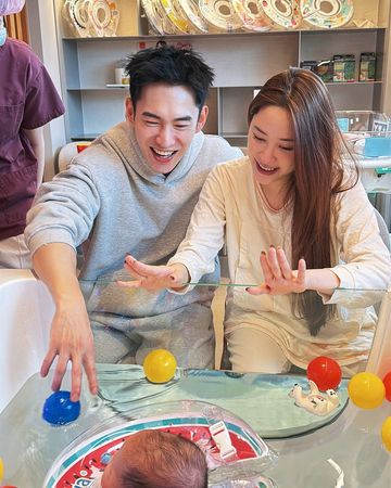 ▲歐陽妮妮、張書豪。（圖／翻攝自Instagram／niniouyang）