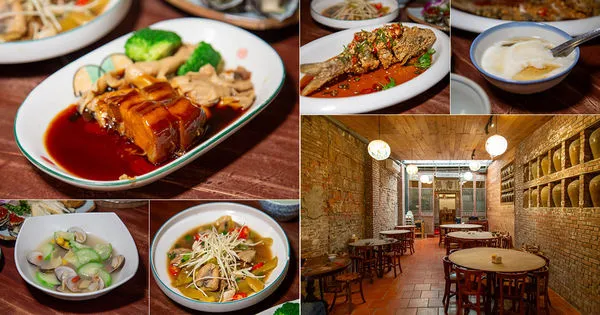 ▲▼百年清朝古宅化身餐館！無菜單料理多汁東坡肉、魷魚螺肉蒜超爽口。（圖／口袋吃吃五十咩授權提供）