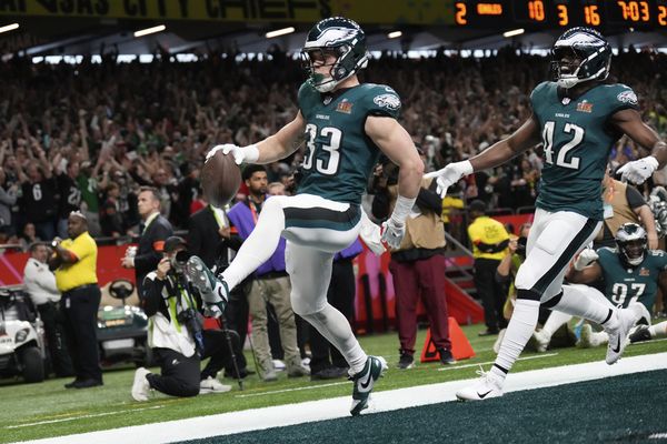 ▲NFL超級盃，老鷹赫茲、德吉恩，酋長馬霍姆斯。（圖／達志影像／美聯社）