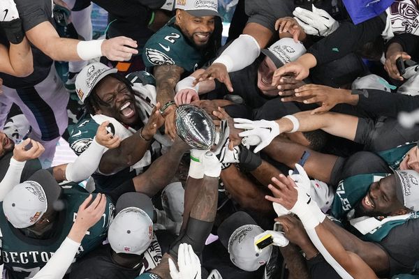 ▲NFL超級盃，老鷹赫茲、德吉恩，酋長馬霍姆斯。（圖／達志影像／美聯社） 