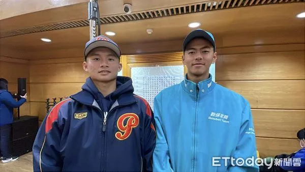 ▲▼平鎮高中江庭毅、穀保家商古定玄。（圖／記者楊舒帆攝）