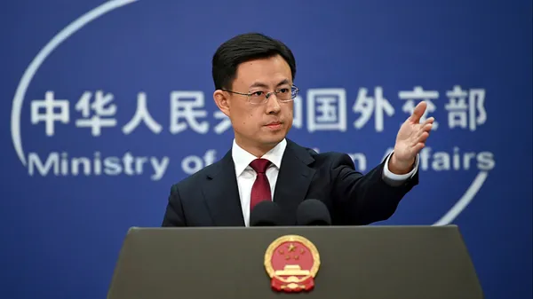 ▲▼大陸外交部發言人郭嘉昆。（圖／翻攝自澎湃新聞）
