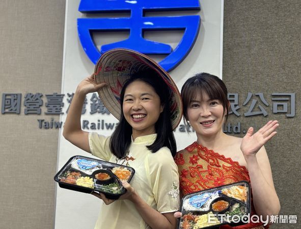 ▲▼台鐵推出「桃喜便當-台式打拋豬」。（圖／台鐵公司提供）