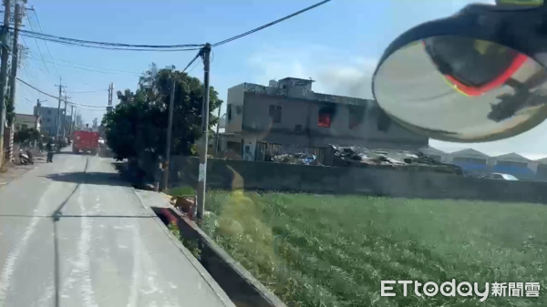 ▲▼雲林褒忠火警，1女送醫插管搶救。（圖／記者游瓊華翻攝）