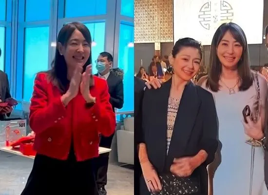 ▲賈永婕穿紅衣被轟對大S不敬。（圖／翻攝自賈永婕臉書）