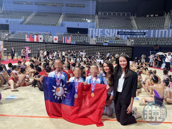 瑞莎去年帶隊出賽捷報頻頻，為台爭光。（瑞莎提供）