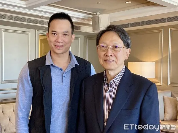 ▲聚陽董事長周理平、執行長周心鵬。（圖／記者廖婕妤攝）