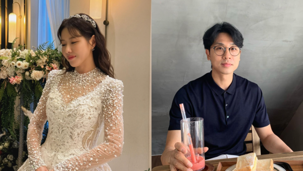 ▲▼曾是少時同期練習生　朴荷娜愛上大1歲「天才控衛」球員：要結婚了。（圖／翻攝自朴荷娜、金泰術）